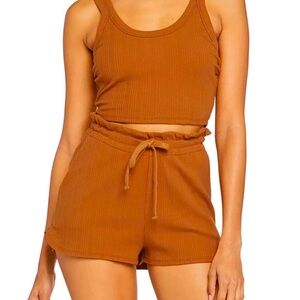 NWT Vitamin A Thalia organic ribbed shorts